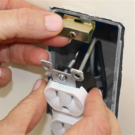 different types of electrical boxes clips|outlet box repair.